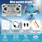 Mini Rc Quadcopter Drone With Led Lights     Easy-to-fly Remote Control Drone