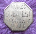 Vintage 70 s    show World Center    Peep Show Token  42nd St New York City Ny Coin