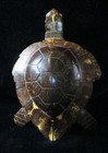 Vintage Hawaii Carved Coconut Turtle Wall Hanging 10  Length