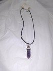 Natural Quartz Crystal Stone Point Chakra Healing Gemstone Pendant Necklace    