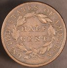 1835 Classic Head Half Cent -lot Aa 8684