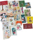 Vintage All Occasion Greeting Cards Lot Of 100 Assorted Brands Glitter Flock Emb