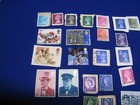 Great Britain Stamp Lot  1 - Cancelled on off Paper - 54 Different