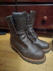 Red Wing Men s Brown Leather Lace-up Work Boots Round Toe Slip Resistant