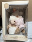 Heritage Kids 5 Piece Stackable Plush Rattle Set Rooster Sheep Piggy Cow Stand