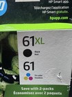 Hp 61 Combo Black And Color Genuine Ink Cartridges Unused open Box New  2pack