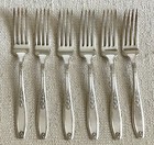 6 International Silver 1847 Rogers Ambassador  Silverplate 7 5 8  Dinner Forks