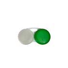Bulk Lot Of 100 Bausch   Lomb Contact Lens Storage Cases Green And Clear