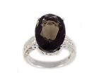 Smoky Quartz Ring  19thc Antique 7ct Cairngorm Scotland  Ancient Druid Celt Gem
