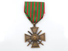 Original Wwi French Croix-de-guerre 1914-1917 Medal With Case