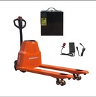 Fully 4400lbs Powered Electric Pallet Jack Truck Capacity 27 w X 48 l Forks Size