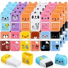  44 Pcs Erasers For Kids Gift Bulk Cute Animal Themed Pencil Eraser Classic