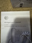 At t Cl2909 Corded Phone With Speakerphone   Caller Id Call Waiting White 