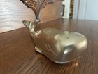 Vintage Mcm Whale Solid Brass 629 Grams 8-1 2    L Beachy 