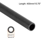 6pcs Carbon Fiber Tubes 3x4x400mm Pultruded Carbon Round Tubing For Airplane