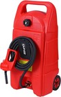 15 Gallon Fuel Caddy Portable Gas Storage Tank Container With Hand Pump Wheels