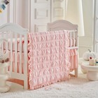 Ruffled Crib Bedding Set Baby Boho Quilted Comforter With Fitted Sheet And Be   