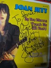 Joan Jett Signed German Import Album Cover  Free Shipping  Beckett Sticker