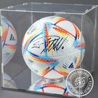 Cristiano Ronaldo Qatar Hand Signed W coa free Shipping  Tax Refund To The U s a