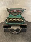 Antique Corona Special Type 3 Typewriter Green