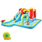 Inflatable Bounce House Kids Castle With Water Slide Large Pool Jumping Castle