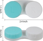 16 Pack Contact Lens Case Box  Mini Contact Lens Case  Green Bulk Box Holder Con