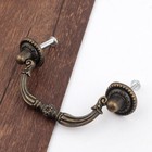 4pcs Antique Drawer Pulls Vintage Bronze Cabinet Dressing Wardrobe Table Handles
