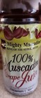 100  Muscadine Grape Juice   Case Of 24 Bottles  10  fl Oz Each Bottle free Ship