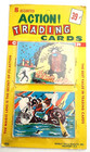 Lot Of 3 Vintage Packs On Cardboard Monster Action Trading 3d Lenticular Cards