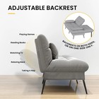 Comhoma Cloud Comfort Convertible Futon Sofa Bed  Gray New  
