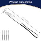Dinner Knives Set Of 4  Stainless Steel Butter Knife Spreader 9 17   Table