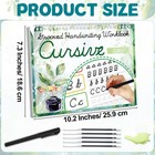 Grooved Cursive Handwriting Workbook With Disappearing Ink Pens Magic Reusabl   