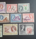 1953 Southern Rhodesia Stamps  Qeii  Full Set Of 14 To   1  Mostly Mnh  Fine 