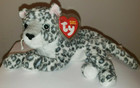 Ty Beanie Baby Sundar Wwf Snow Leopard  internet Excl   Mwmts Stuffed Animal Toy