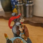 2020 Disney Sketchbook Lady And The Tramp Ornament - Spaghetti Dinner Scene