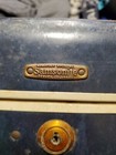 Vintage Samsonite Shwayder Bros Blue Luggage Vanity Train Makeup Case  4712 Rare