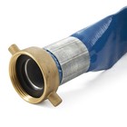 Apache 98138015 1 5 Inch Diameter 50 Foot Length 75 Psi Pvc Lay Flat Hose  Blue