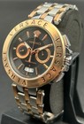 Vintage Versace Chronograph Black Dial Men s Wrist Watch