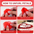 1200 Pcs Artificial Silk Rose Petals Decoration For Romantic Night  Wedding 