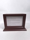 Pet Cremation Urn Solid Wood Custom Photo Frame Velvet Lined For Pet Up To 70lbs