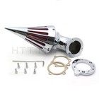 Chrome Spike Air Cleaner Filter Kits For Harley S s Custom Cv Evo Xl Sportster
