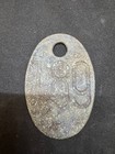 Solid Brass Dairy Cow Number Tag Double Sided   189