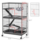 5-tier Small Animal Cage  Ferret Cage Large Chinchilla Cage