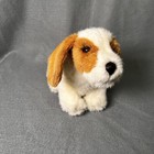 Russ Berrie Yomiko Plush Small 8  Stuffed Animal Puppy Dog Brown White