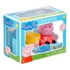 Peppa Pig 3-piece Great Smile Toothbrush And Toothbrush Holder Set Nib