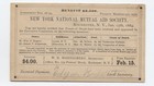 1884 Edmeston Ny Postal Card Maltese Cross Fancy Cancel  h 7806 