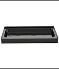 Voltaire 60  X 36  Acrylic Black  Single-threshold  Left Drain  Shower Base