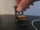 Vintage Miniature Printing Press Manual Die Cast Pencil Sharpener Moveable  