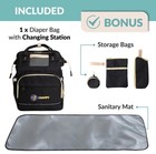      new Unisex Baby Diaper Bag Backpack-waterproof Pocket-travel-baby Shower Gift-