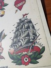 Brooklyn Joe Lieber Traditional Vintage Style Tattoo Flash 5 Sheet Set 11x15 5